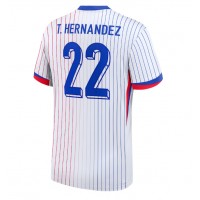 Francúzsko Theo Hernandez #22 Vonkajší futbalový dres ME 2024 Krátky Rukáv